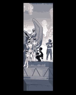 Power Rangers Bookmarks - Fan Art of the Mighty Morphin Power Rangers 3d model