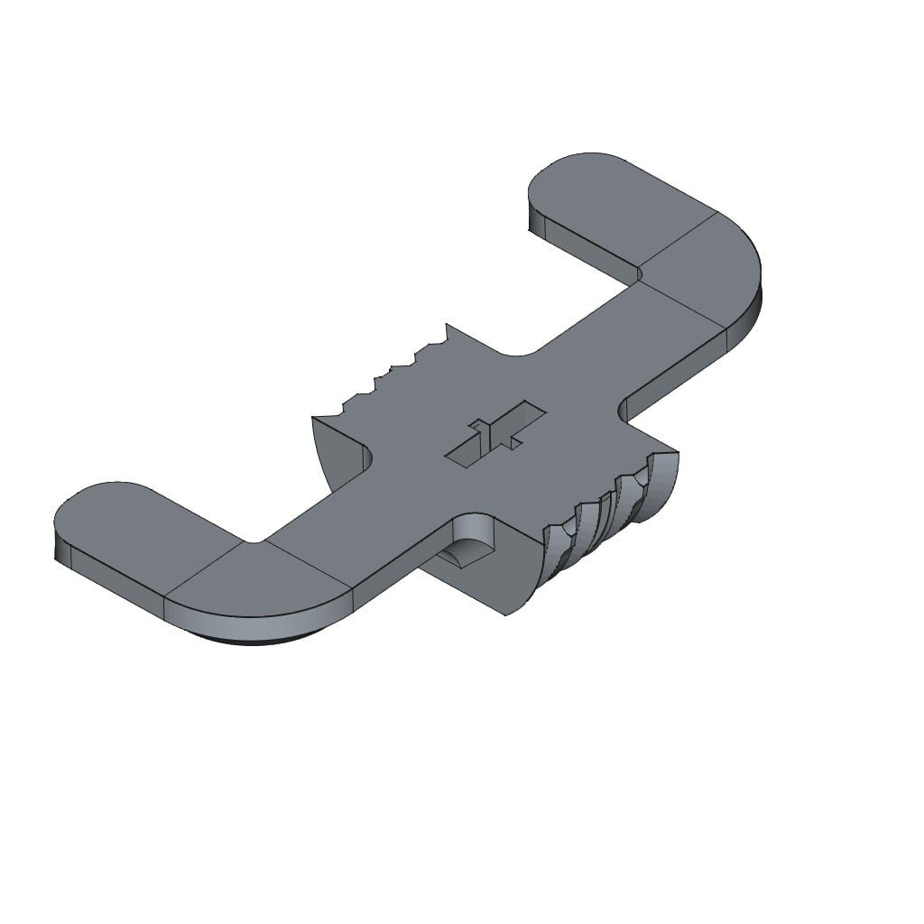 D-LOCK_LARGE-HOOK.8DX12X12-90 3d model