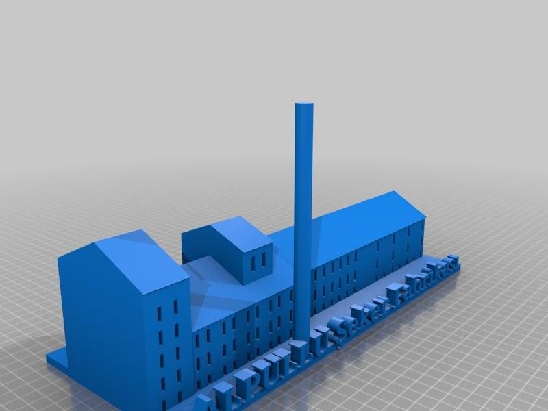 Alpullu Sugar Factory 3d model