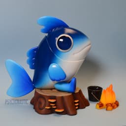 Fishy Ball Jointed Doll 3d model