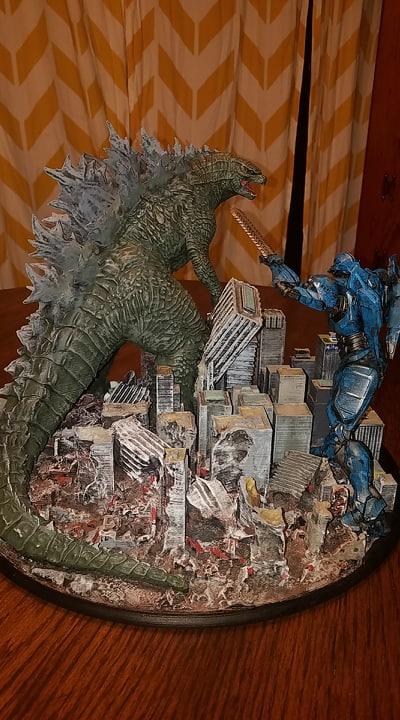 Godzilla vs Gypsy Avenger 3d model