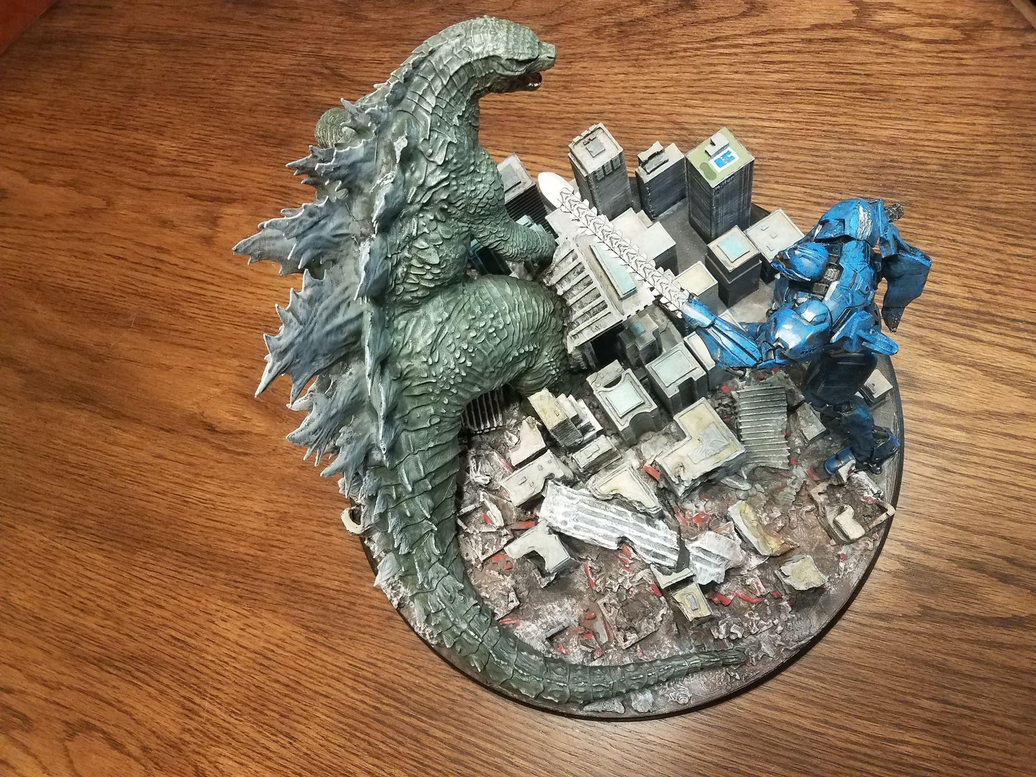 Godzilla vs Gypsy Avenger 3d model