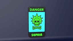 Skull Rick Danger - LED Strip compatible 3d model