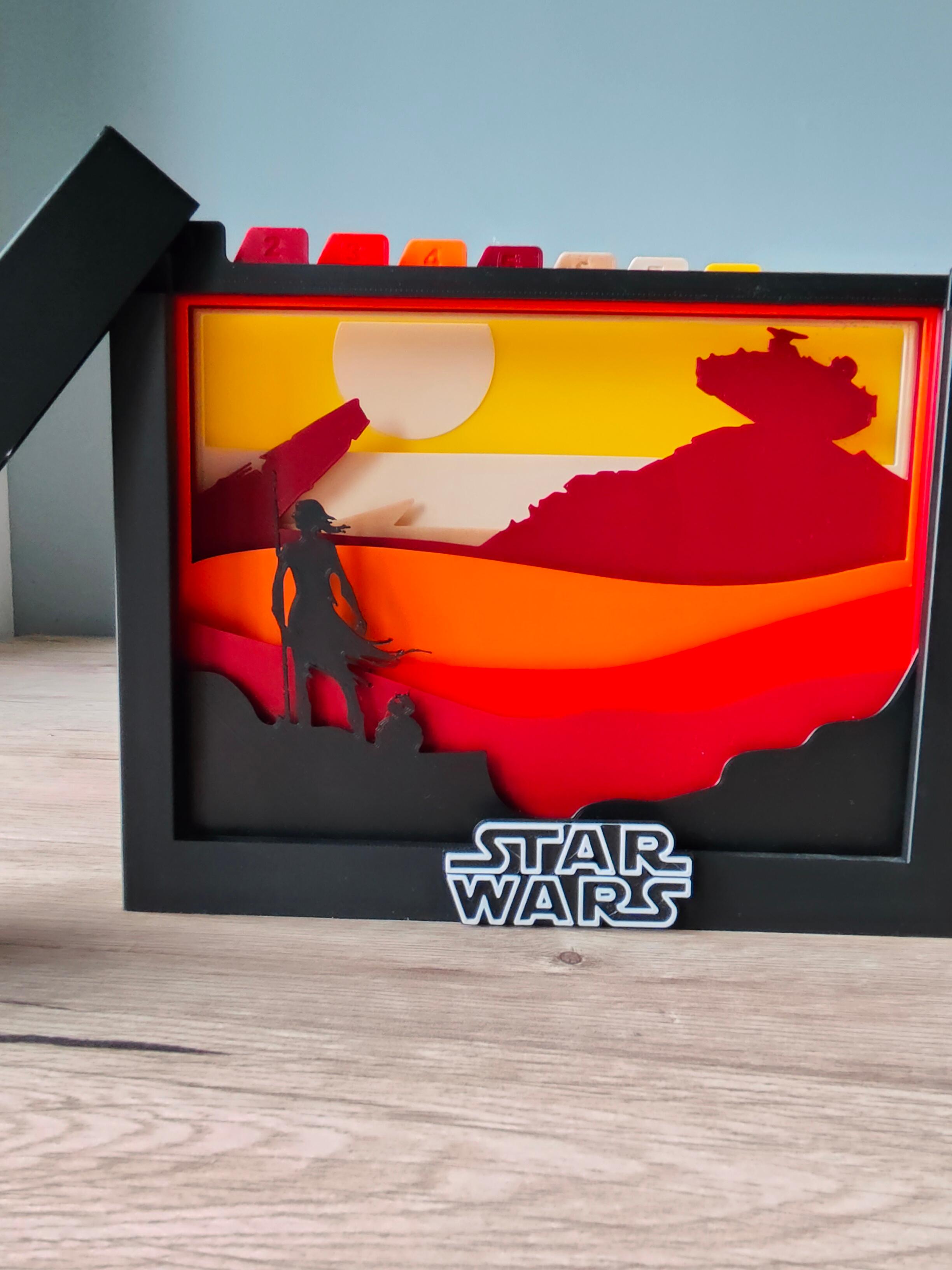Star Wars Jakku Shadow Box 3d model