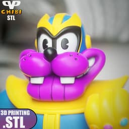 Goofy Thanos Chibi STL for 3D Printing ChibiSTL 3DXM 3d model