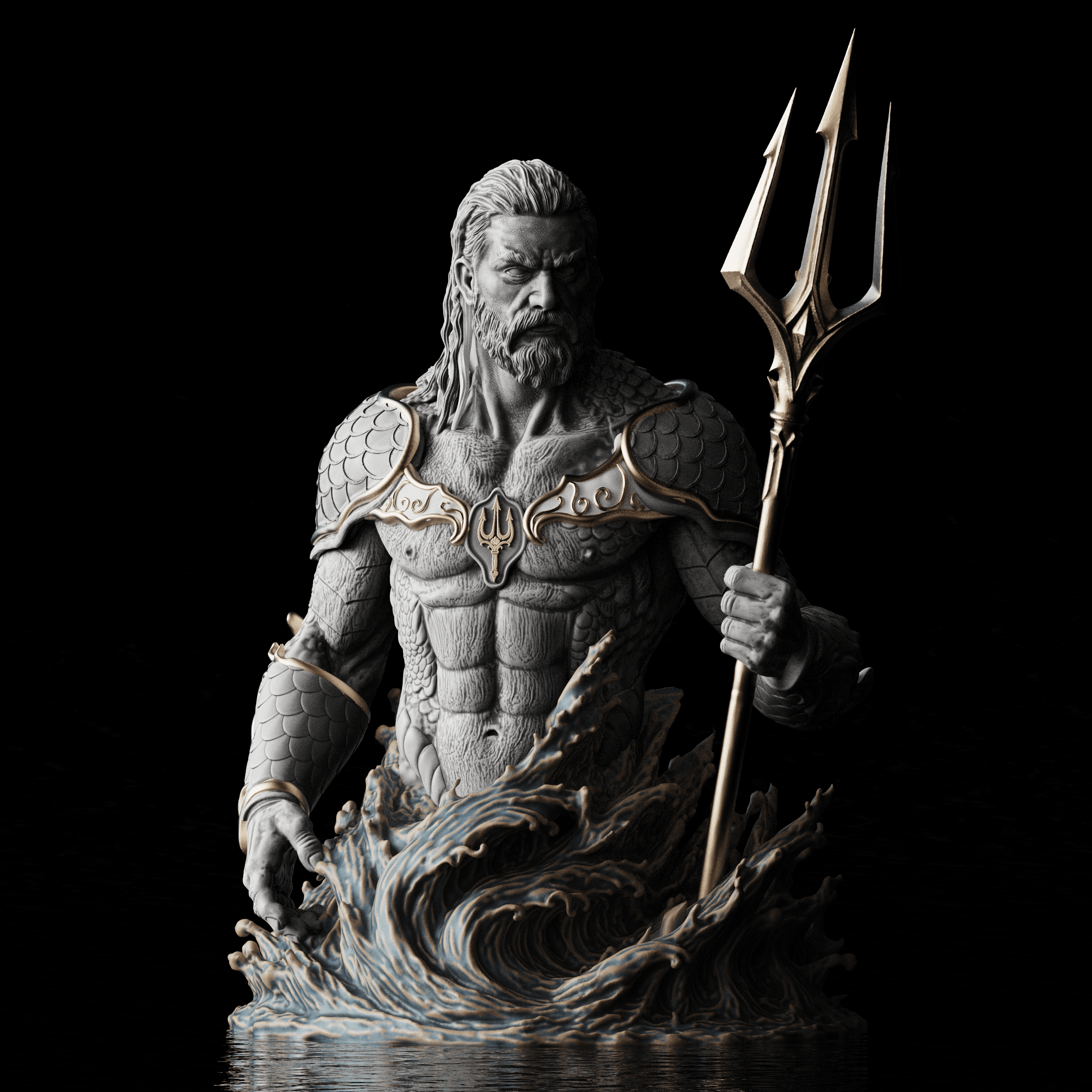 Poseidon (Pre-Supported) 3d model