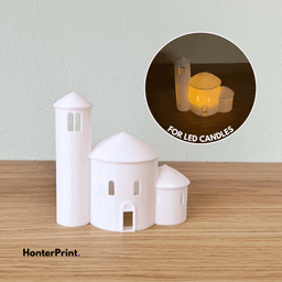 Rotunda Candle Holder – STL File for 3D Printing 3d model