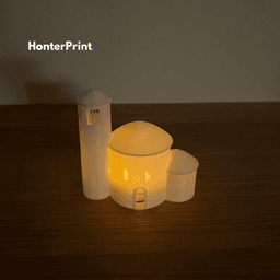 Rotunda Candle Holder – STL File for 3D Printing 3d model