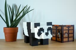 Panda Minecraft 3d model