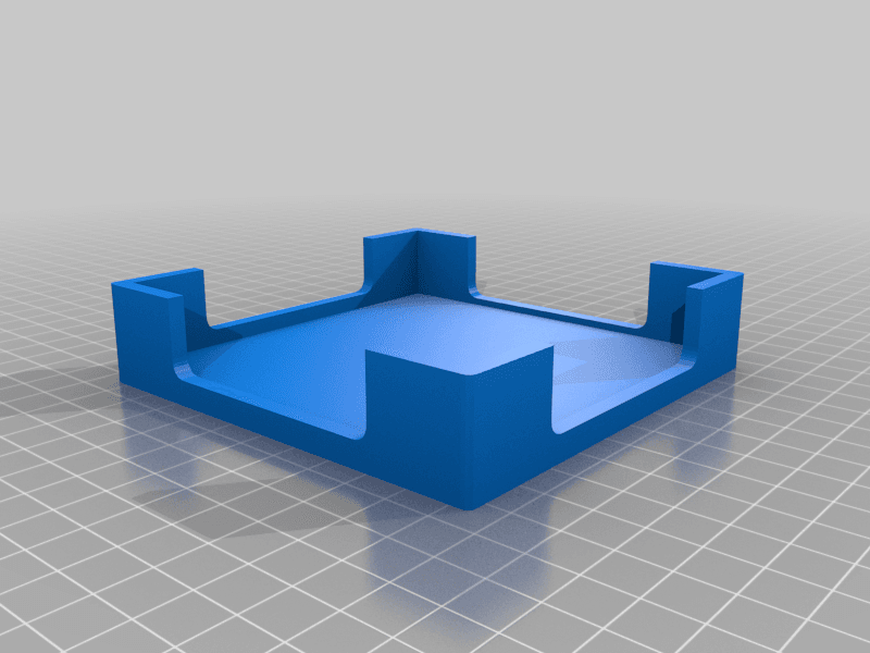 NOTE BLOCK HOLDER / ZETTELBOX - GOOD FOR RECYCLING YOUR OLD NOTES 3d model