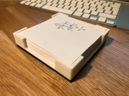 NOTE BLOCK HOLDER / ZETTELBOX - GOOD FOR RECYCLING YOUR OLD NOTES 3d model