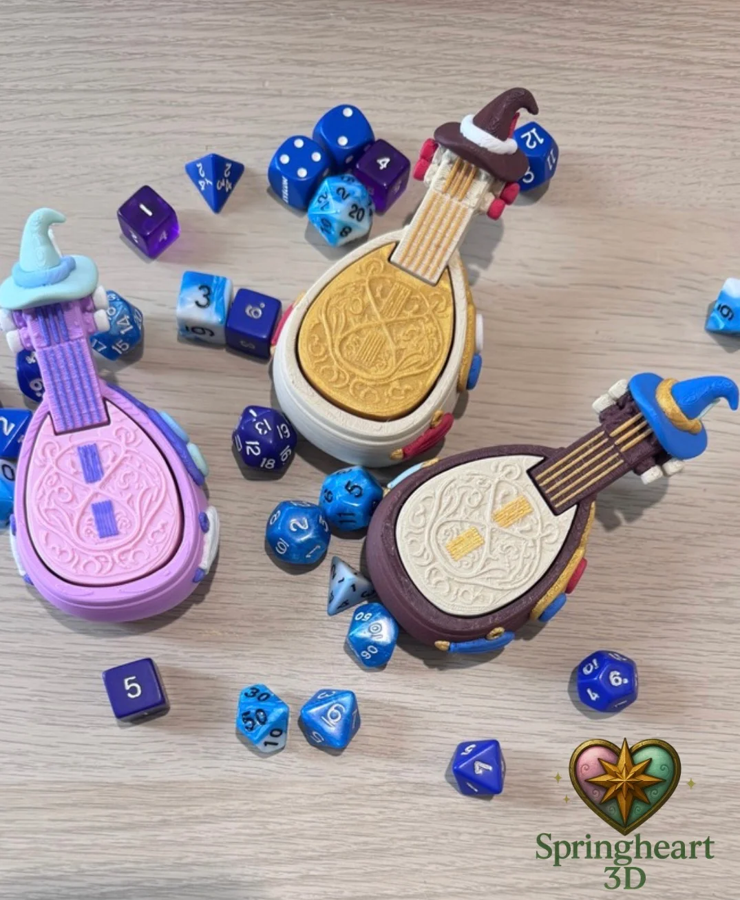 Bard Clicker – D&D Inspired Dice Companion 3d model