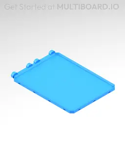6x8 MU - Simple Bolt-Locked Shelf 3d model
