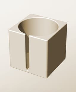 CS96-105-S Slotted container modular stackable module bin box 3d model