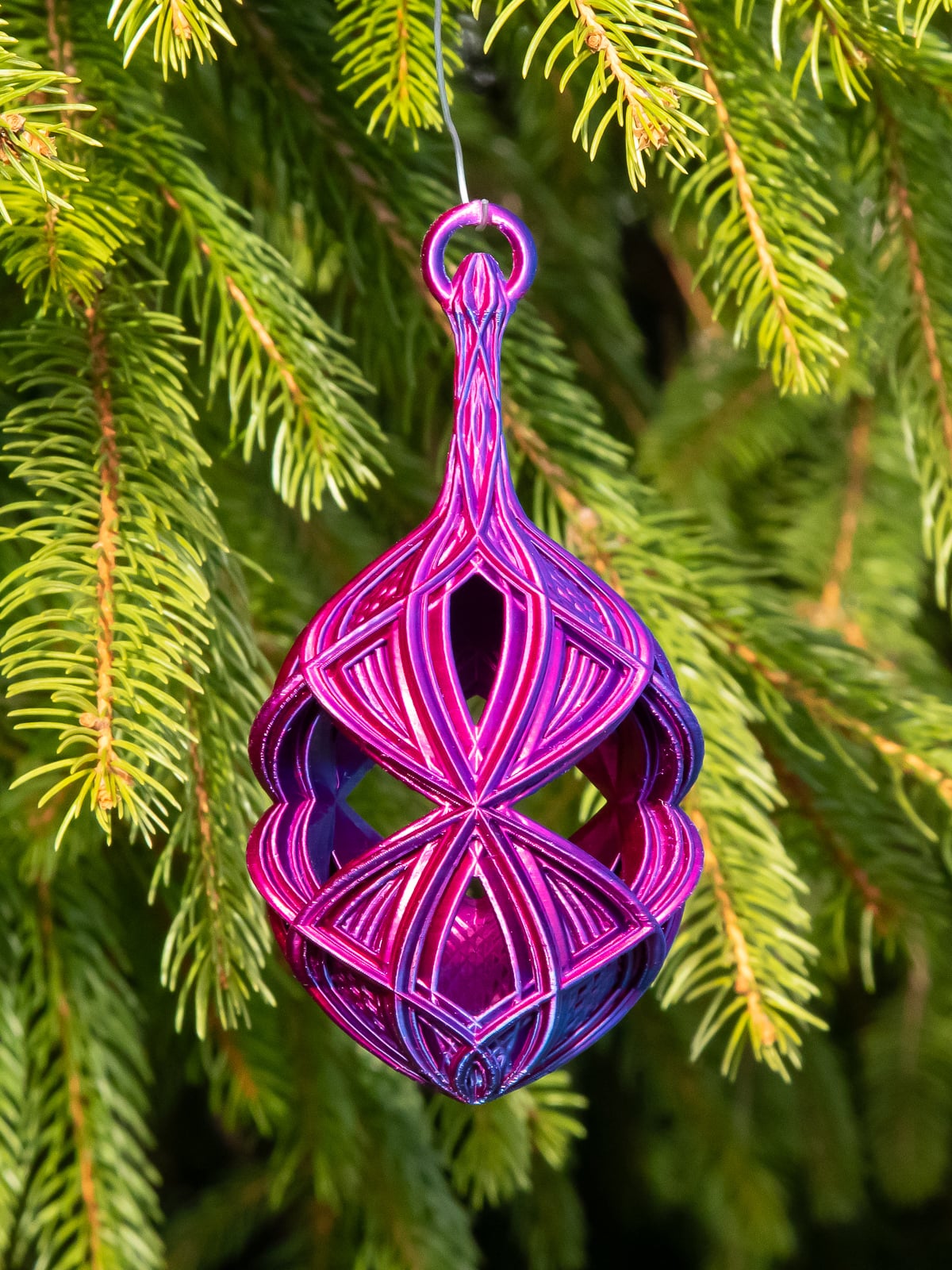 Kaleidoscope 1 Christmas Bulb 2024 3d model