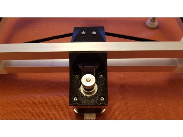 Motorized Z-Adjustable Bed for K40 Chinese Laser 3d model