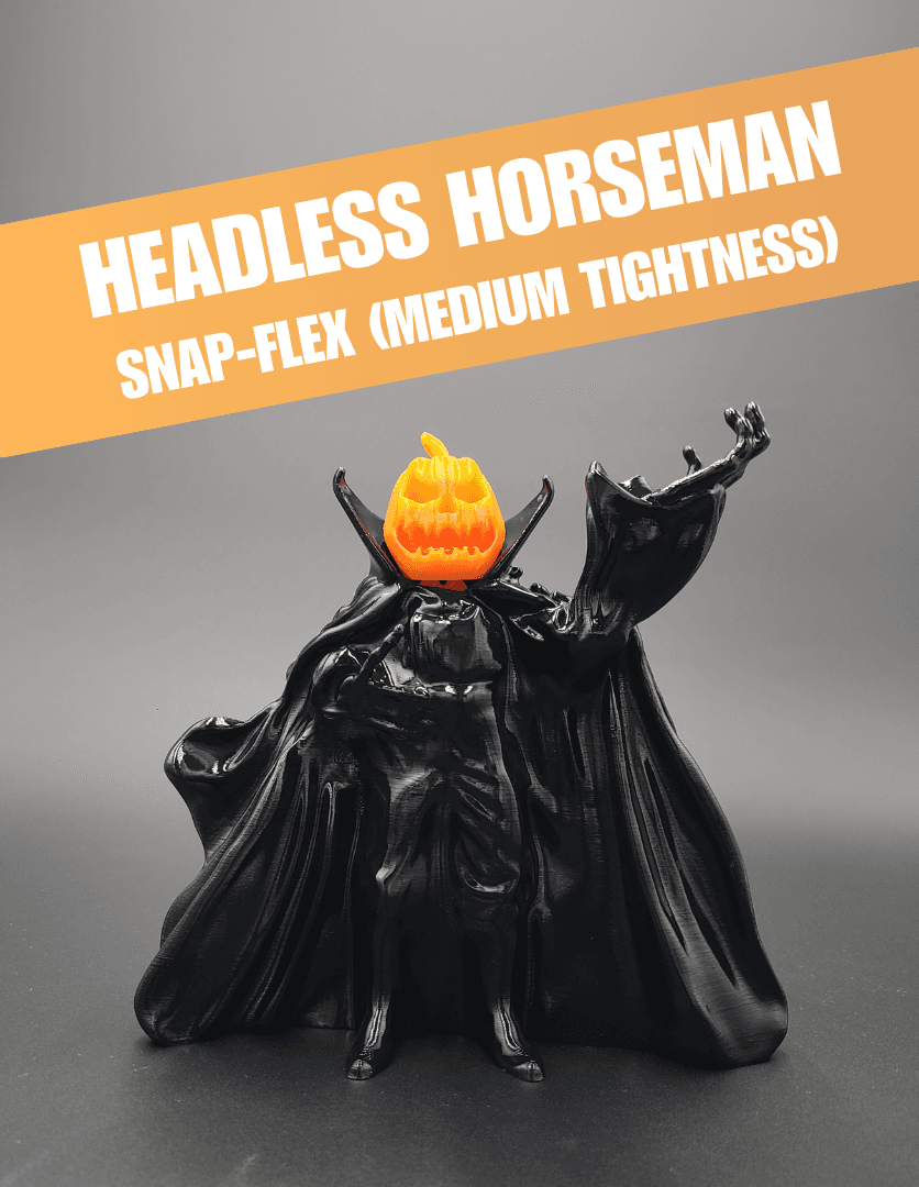 Headless Horseman  - Articulated Snap-Flex Fidget (Medium Tightness Joints) 3d model