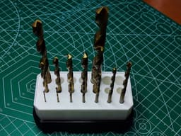 2x1x1 - Mid Drill Holder - Multibin Insert 3d model