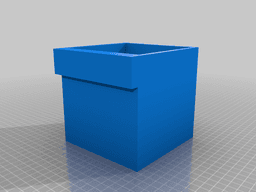 Model Ikea Kallax with small storage box, various sizes 3d model