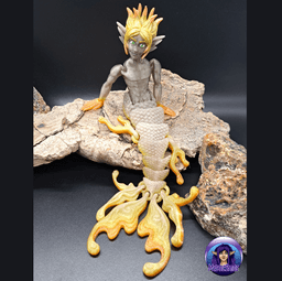 Merman Jesper - Articulated 3d model