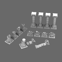 BWTF Scenics Classic Columns 3d model