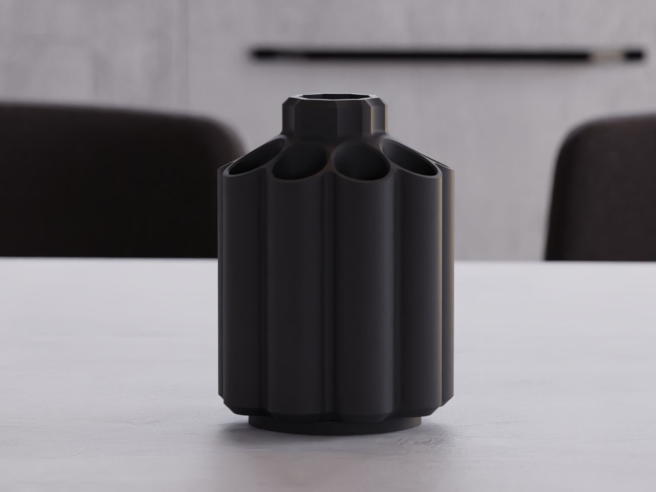 Revolving Pen Holder 3d model