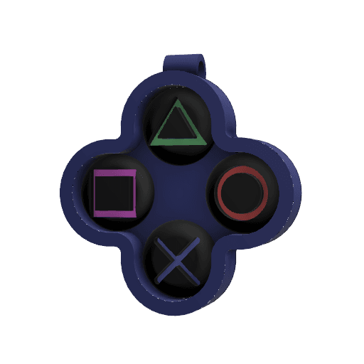 Video Game Necklace Charm 3d model