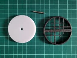 Japanese style 60mm cover cap 3d model