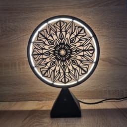 LED Ring Lamp 3d model