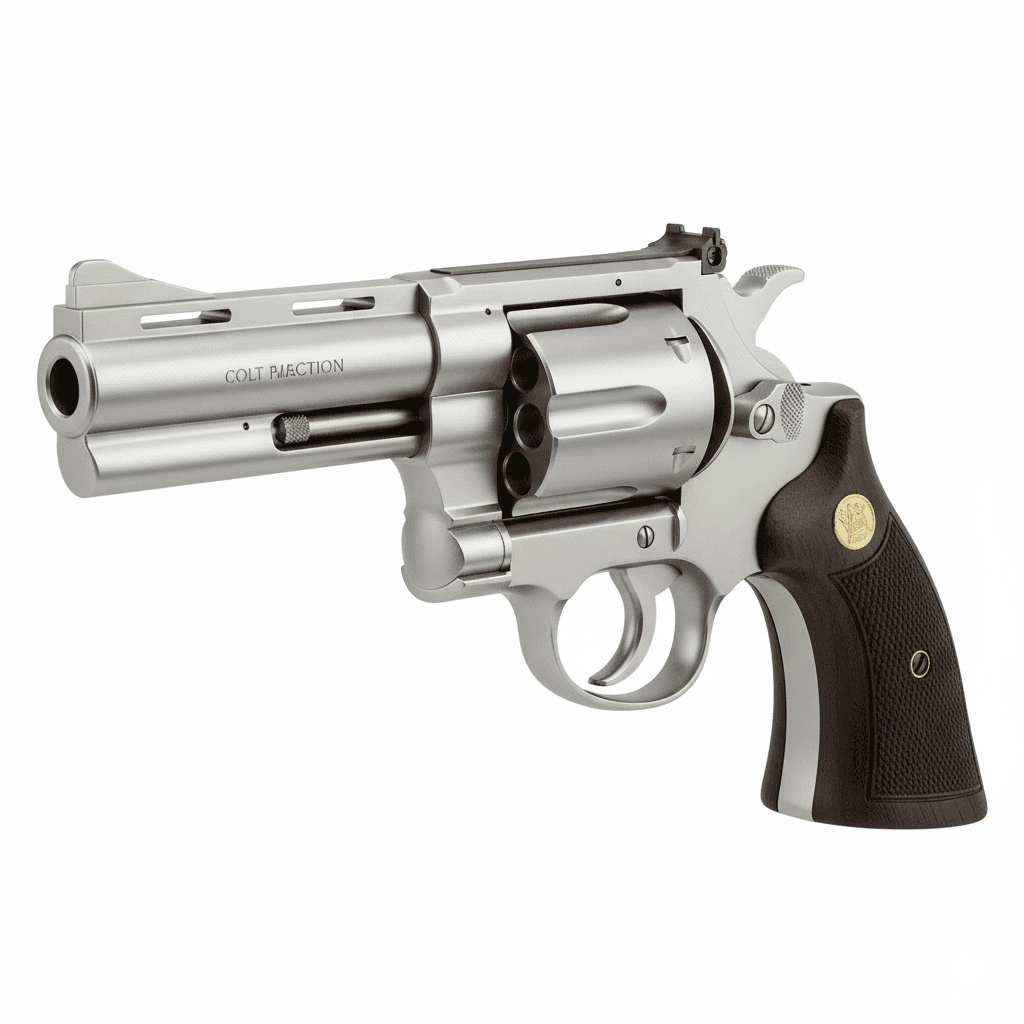 Colt Python Magnum Revolver Handgun 3d model