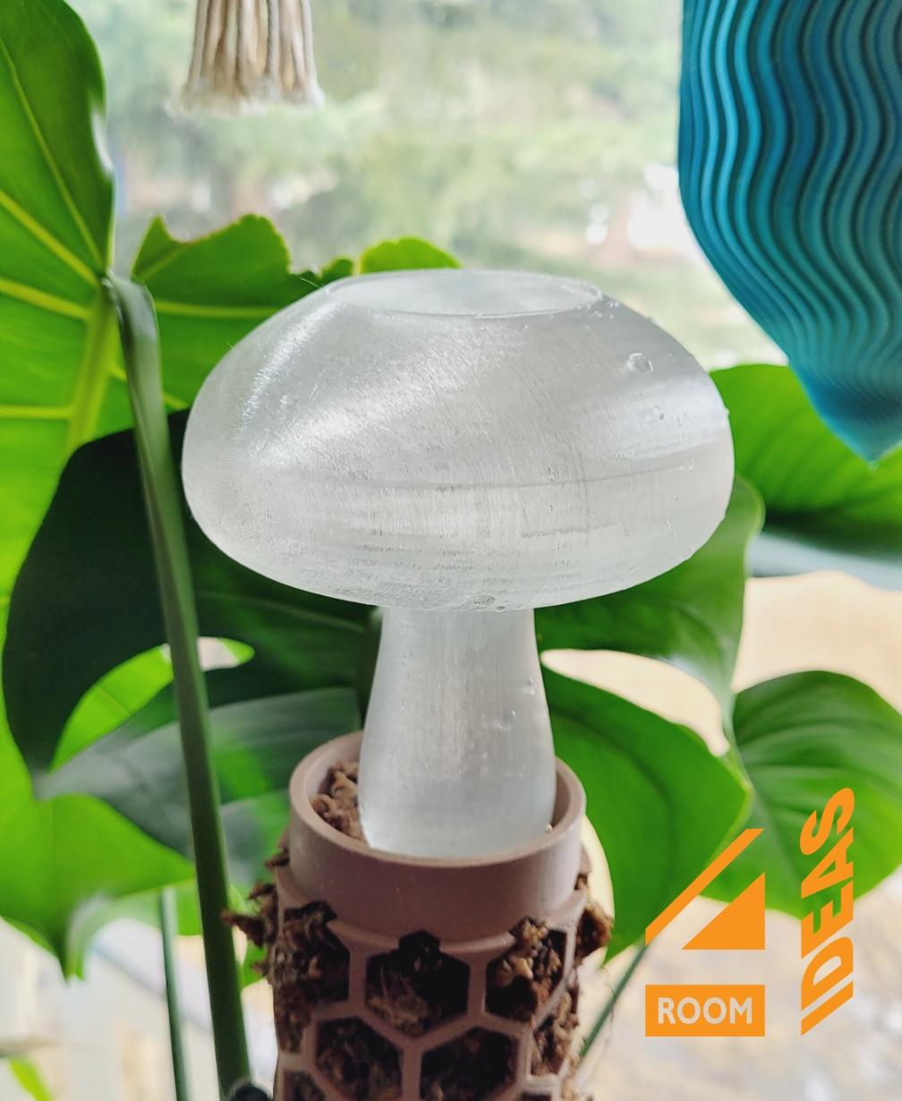 Moss Pole Watering Stake - Mushroom 2 3d model