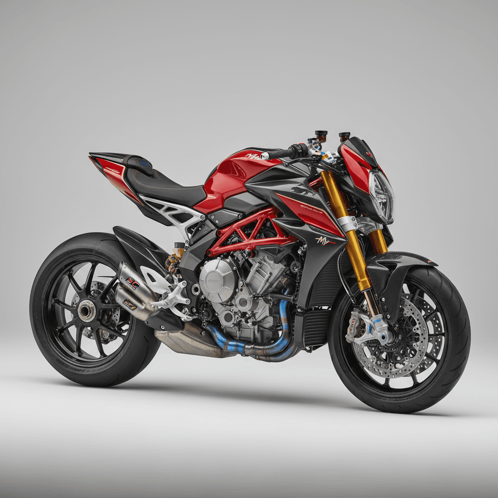 MV Agusta Rush1000 Hyper Naked Motorcycle 3d model