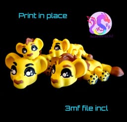Lion and Lioness (Personal Use) 3d model