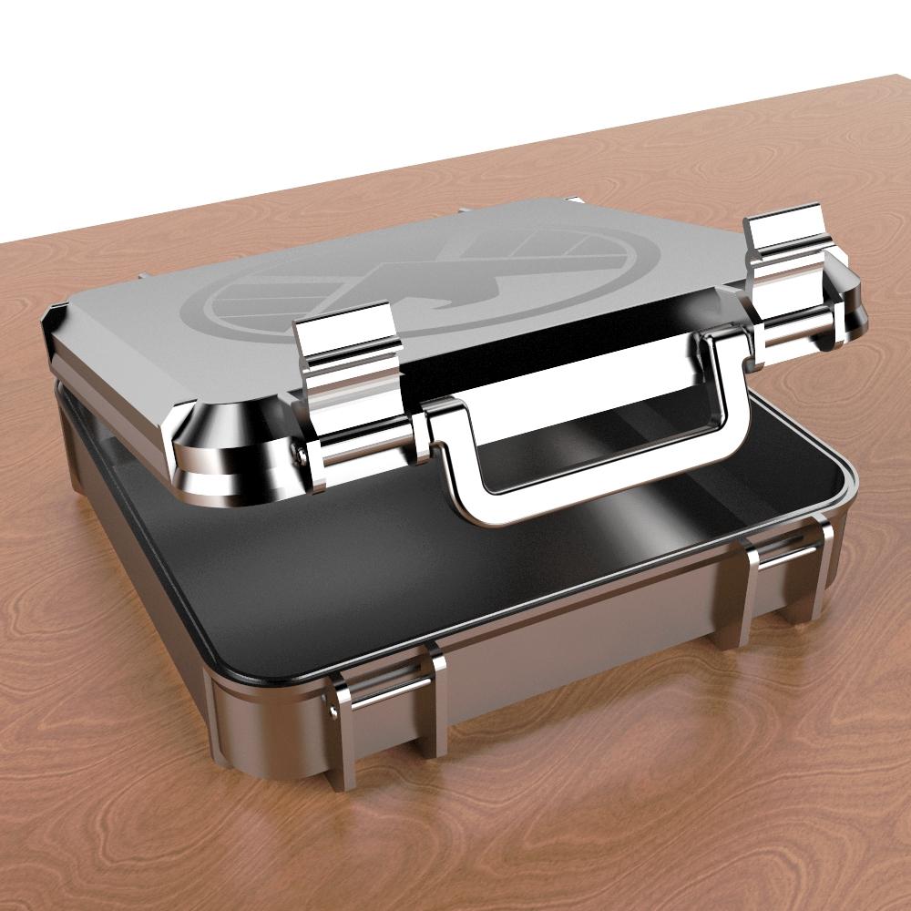 SHIELD Tool Box Multipart with Flipped Logo 3d model