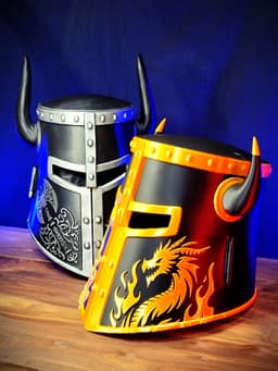 The Horned Helmet Customizable 3d model
