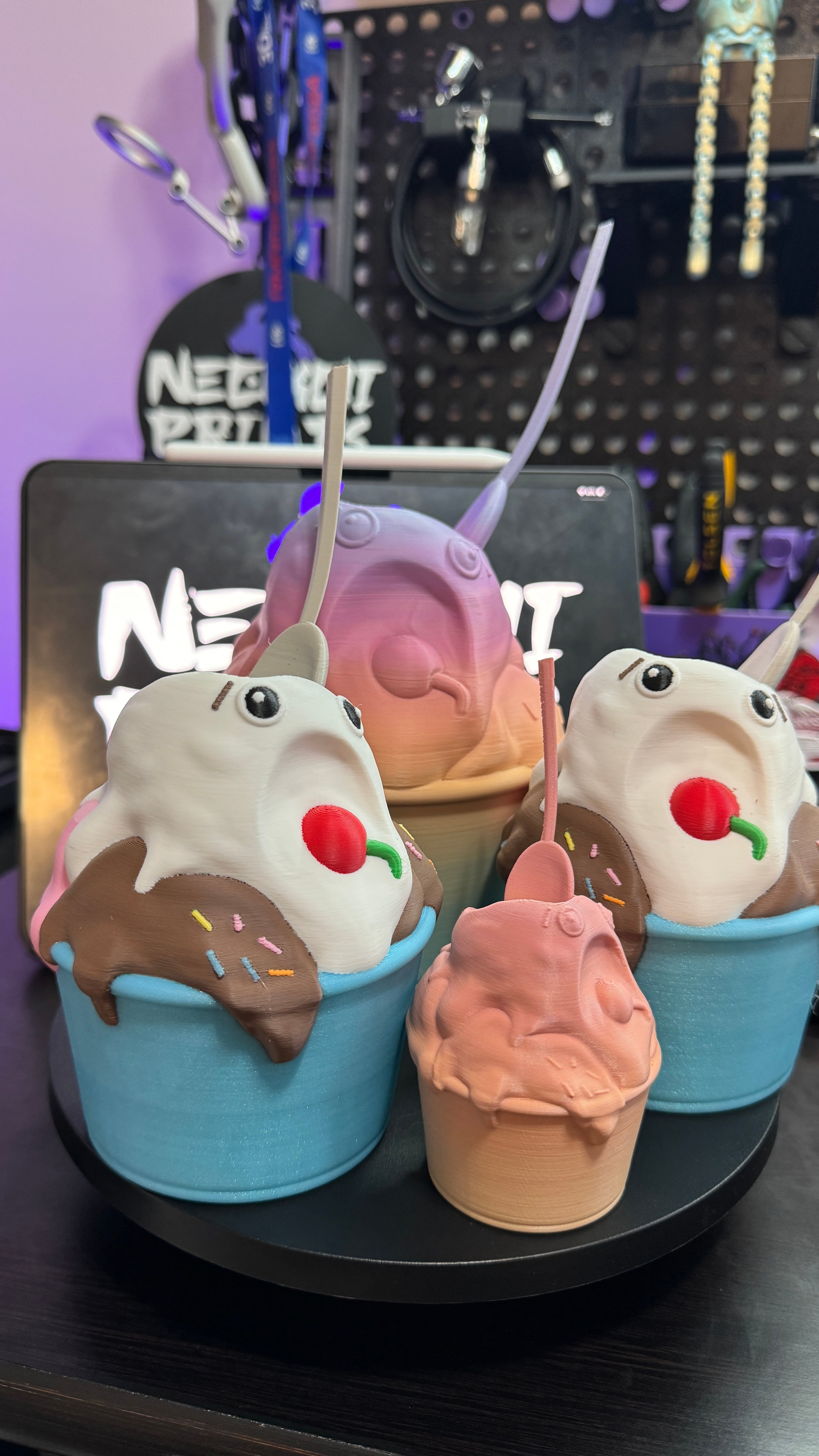 Screaming Ice Cream 3d model