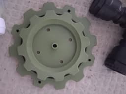 Steampunk Pipe Light backing plate( wall ) .stl 3d model