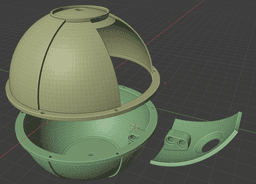 Metru Matoran Pod 3d model