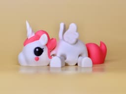 Buttercup the Flexi Unicorn 3d model