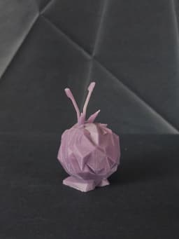 Venonat Low Poly Pokemon 3d model