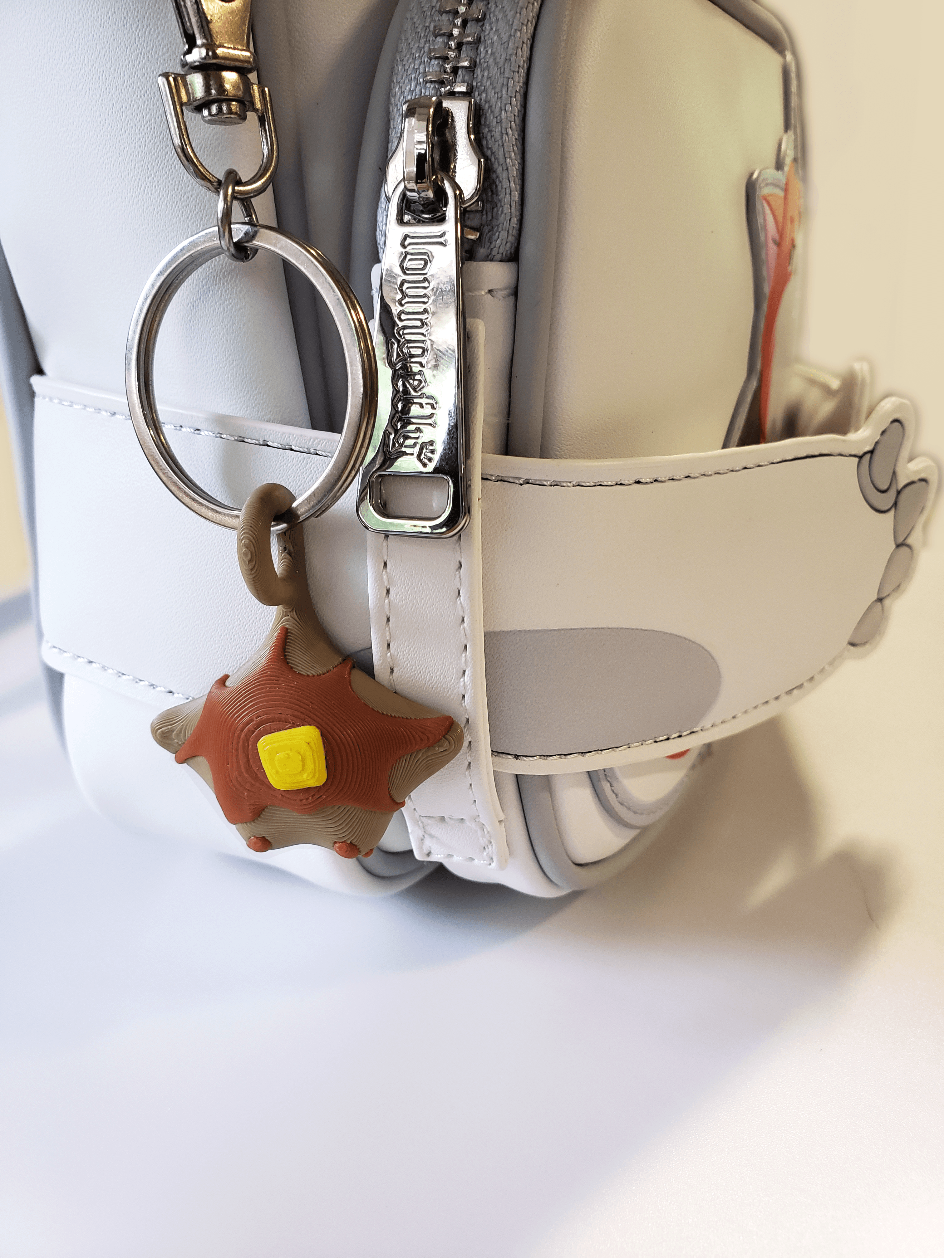 Pancake Stingray Keychain 3d model