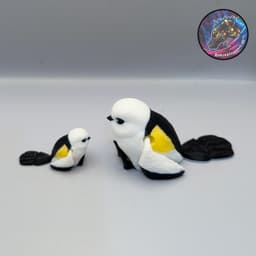 flexi snow fairy bird 3d model