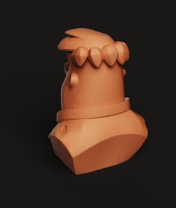 Fred Flintstone Bust | Classic Cartoon 3D Print | Hanna-Barbera Nostalgia Decor 3d model