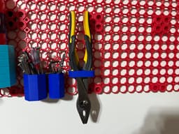 Multiboard Dual Plier, Crescent Wrench, and more Holder 3d model