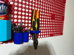 Multiboard Dual Plier, Crescent Wrench, and more Holder 3d model