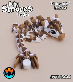 Baby Smores Dragon 3d model