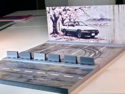 1/64 JDM Drift Diorama | Sakura Mountain Pass Display Base 3d model
