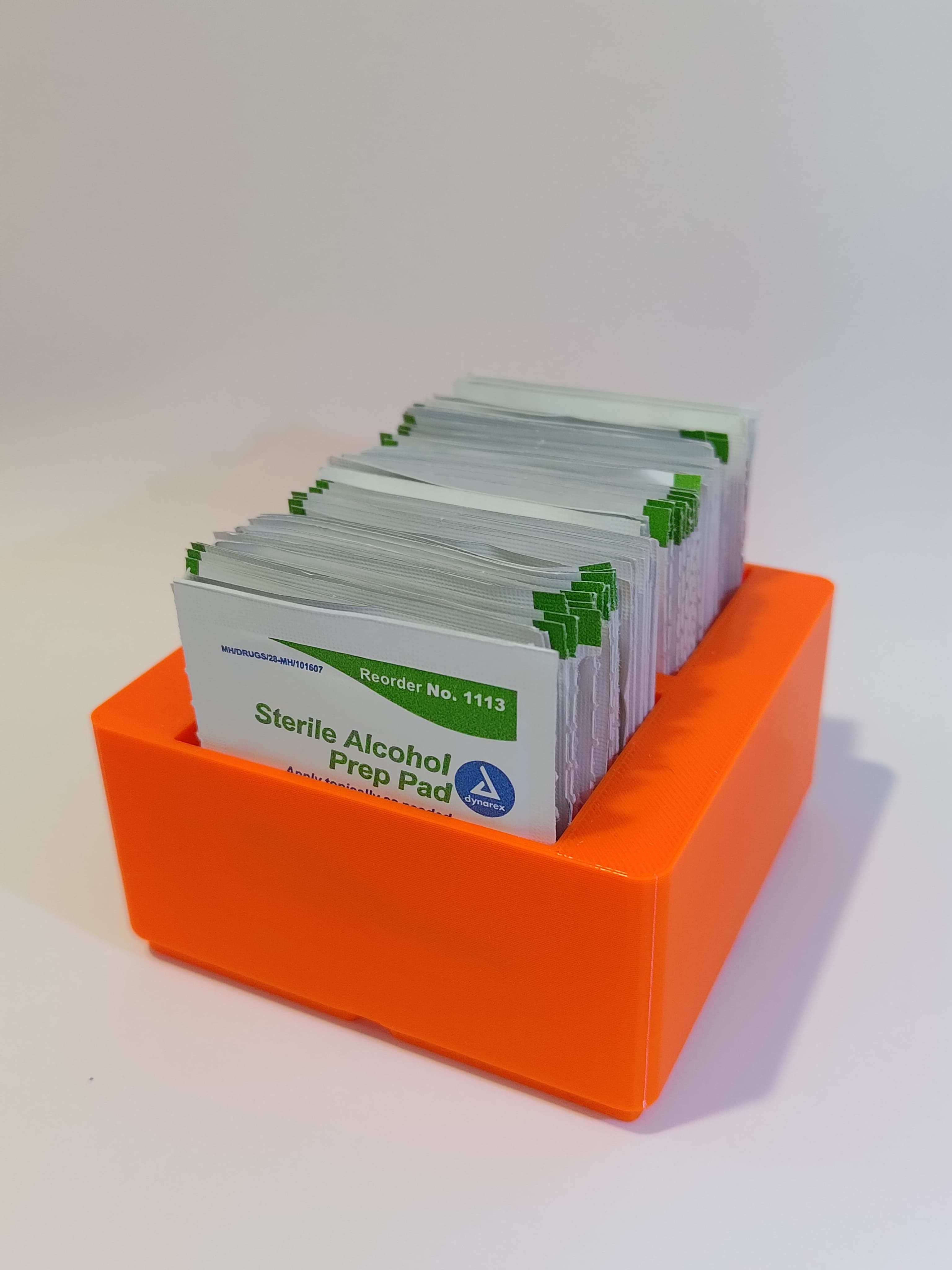 Gridfinity Alcohol Pad Storage 3d model