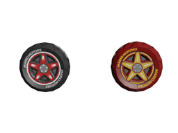 Slim Tires 3d model
