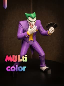 Joker Figure 3MF | Villain Multi-Color | FDM 3d model